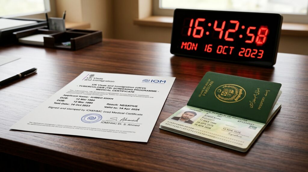 Essential documents like the TB test required before September 2026 UK university deadlines.