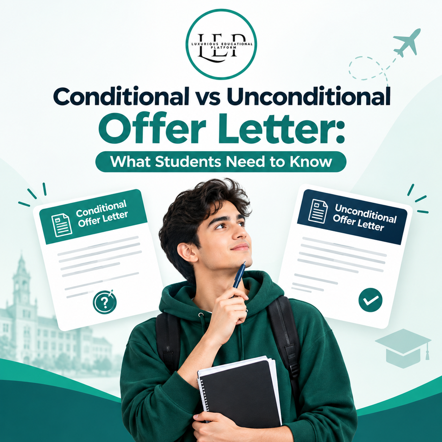 Conditional vs unconditional Offer letter
